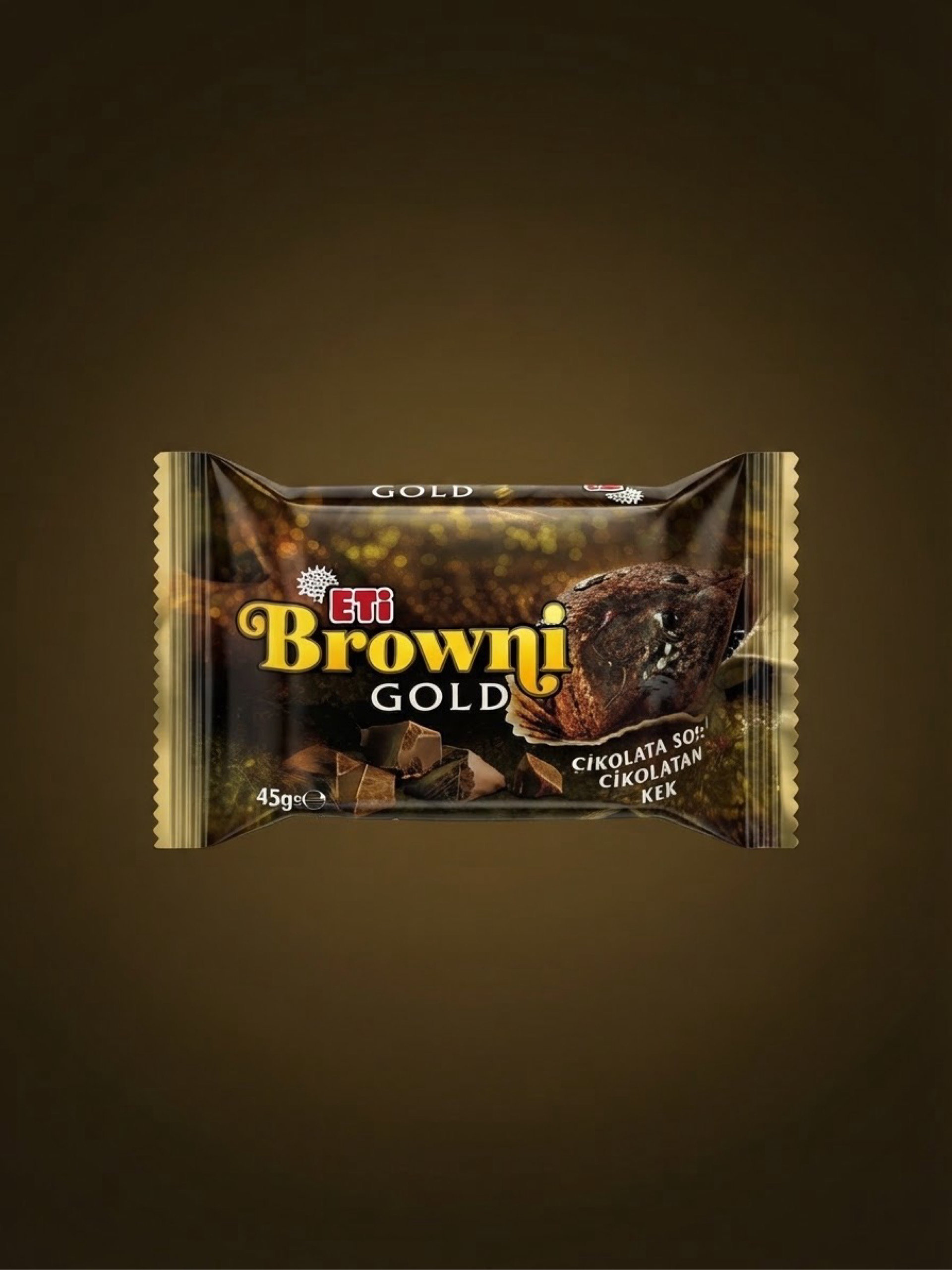 ETİ Browni Gold Çikolata Soslu Çikolatalı Kek 45g_0