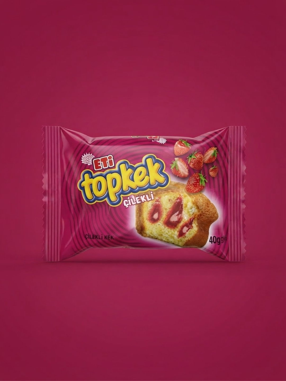 ETİ Topkek Çilekli Kek 40g