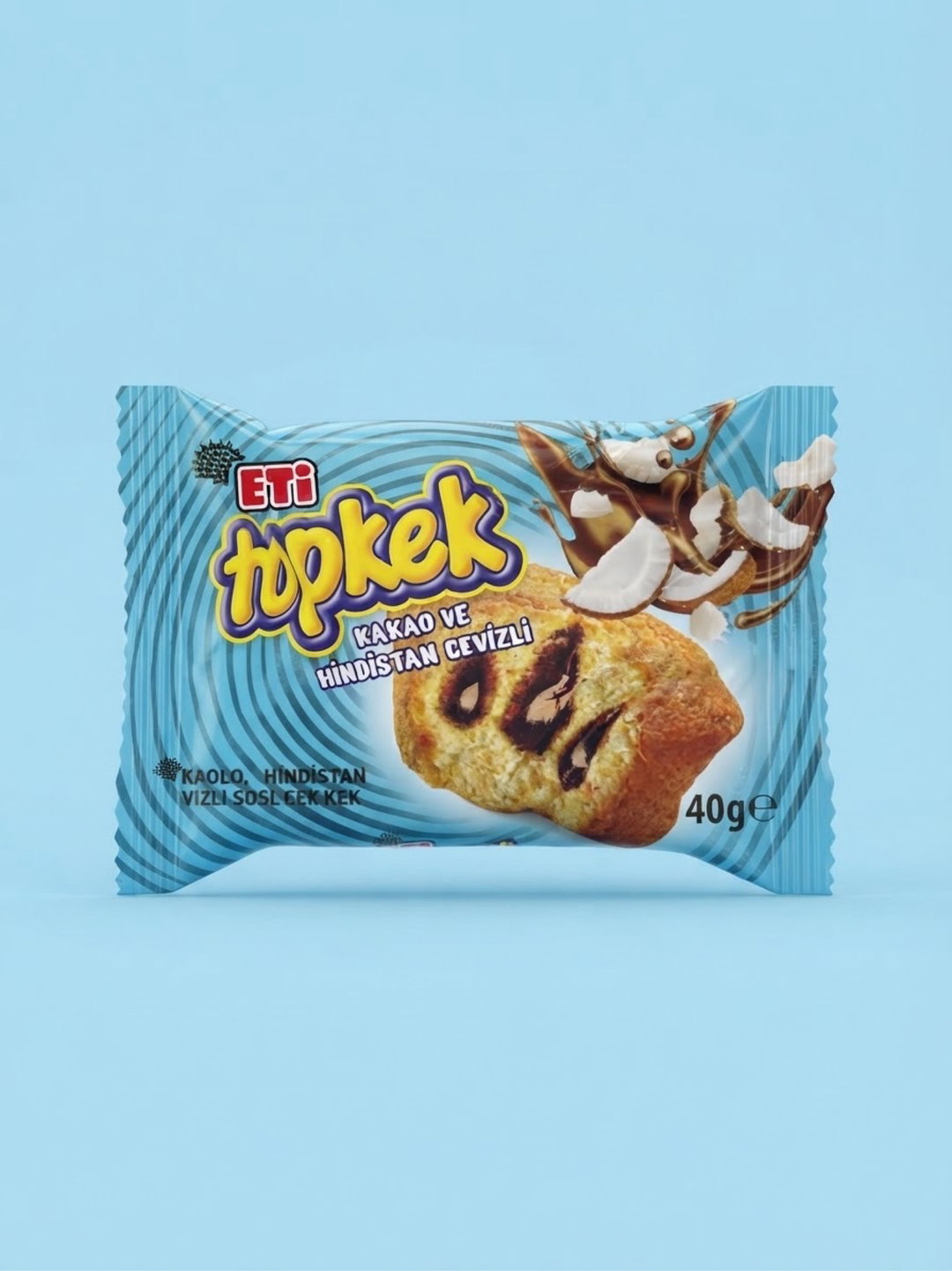 ETİ Topkek Kakao ve Hindistan Cevizli Kek 40g