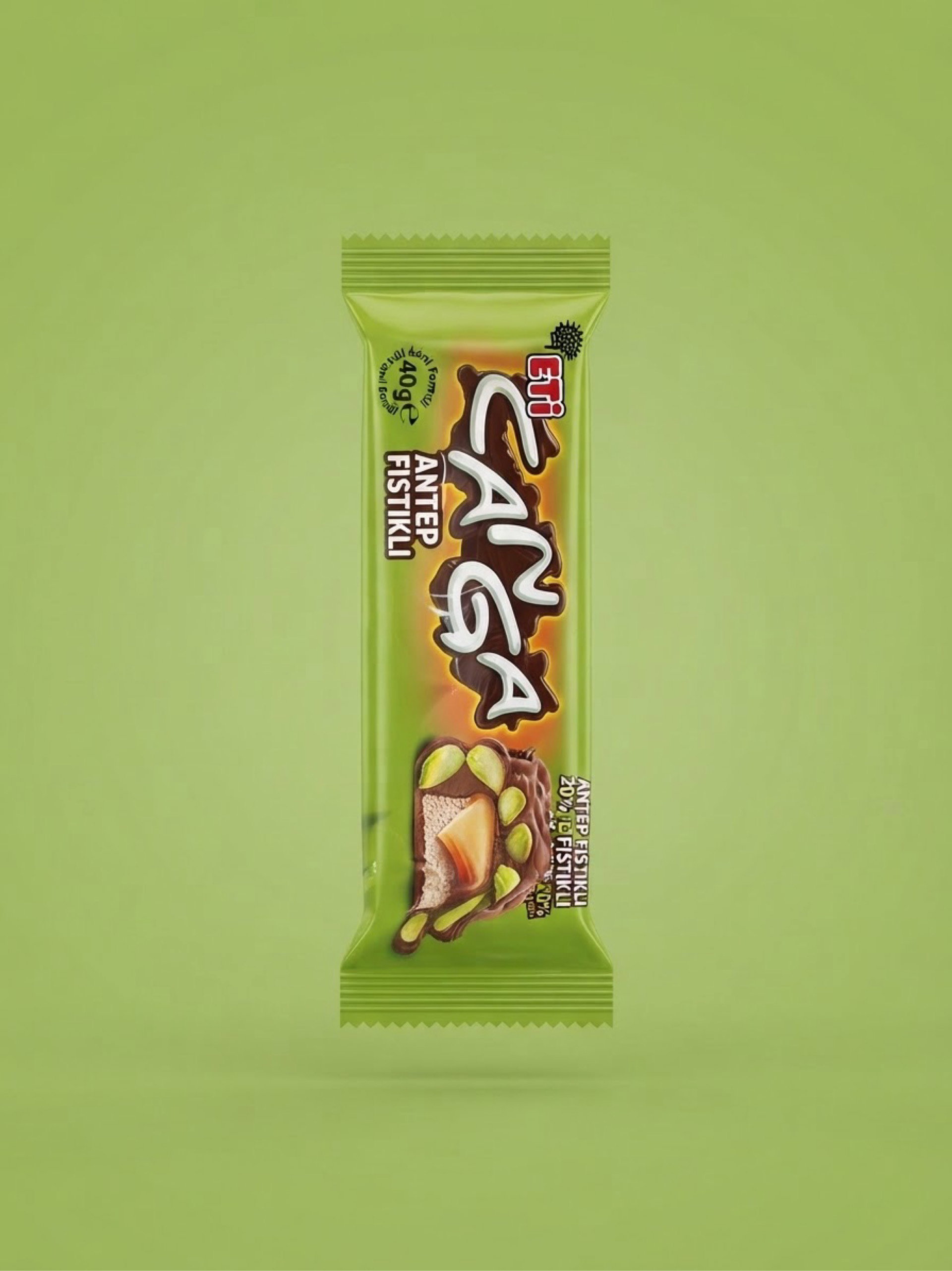 ETİ Canga Antep Fıstıklı 40g - شوكولاتة بار بالفستق الحلبي_0