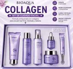 Set de Cuidado Facial de Colágeno 6 Piezas - Bioaqua