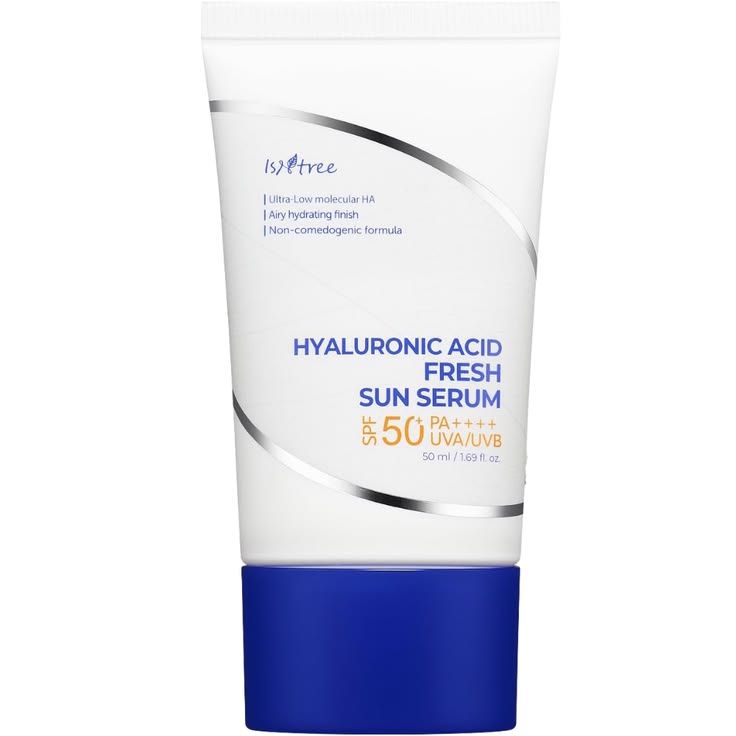 Isntree Hyaluronic Acid Fresh Sun Serum SPF50+ PA++++ (50 ml) 💙☀️