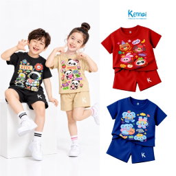 SETELAN PENDEK SERIES KAWAI STICKER
