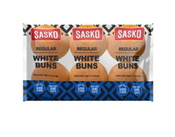 Sasko regular white rounds rolls 6 pack 