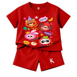 SETELAN PENDEK SERIES KAWAI STICKER CUTE HAPPY