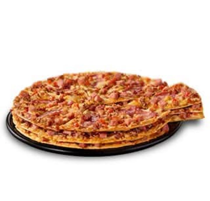 Triple -decker topped meaty
