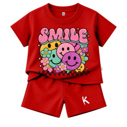 SETELAN PENDEK SERIES SWEET POP SMILE ROUND