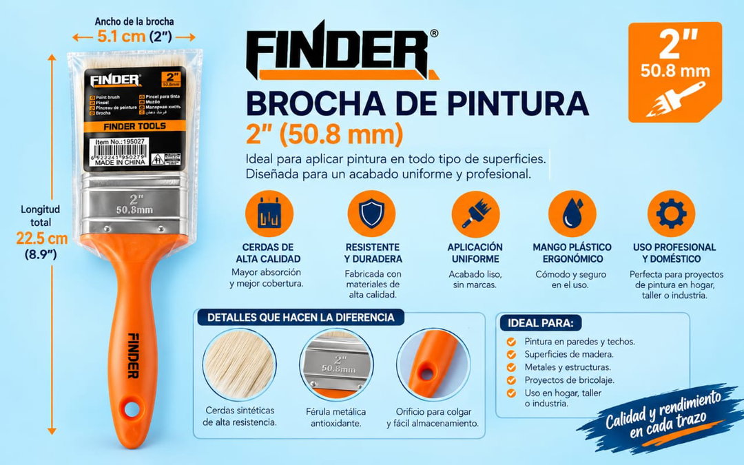 Brocha de pintura Finder 