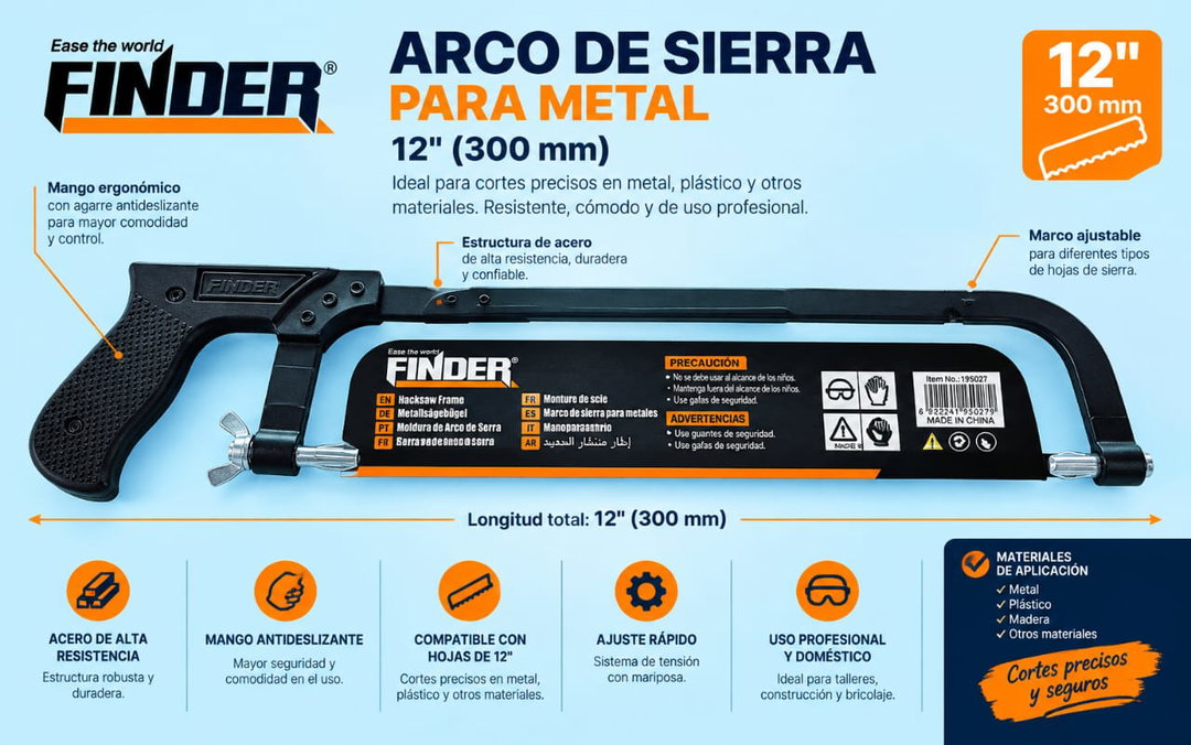 Arco de sierra para metal Finder
