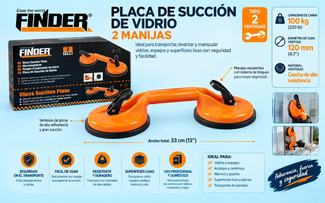 Placa de succión Finder 