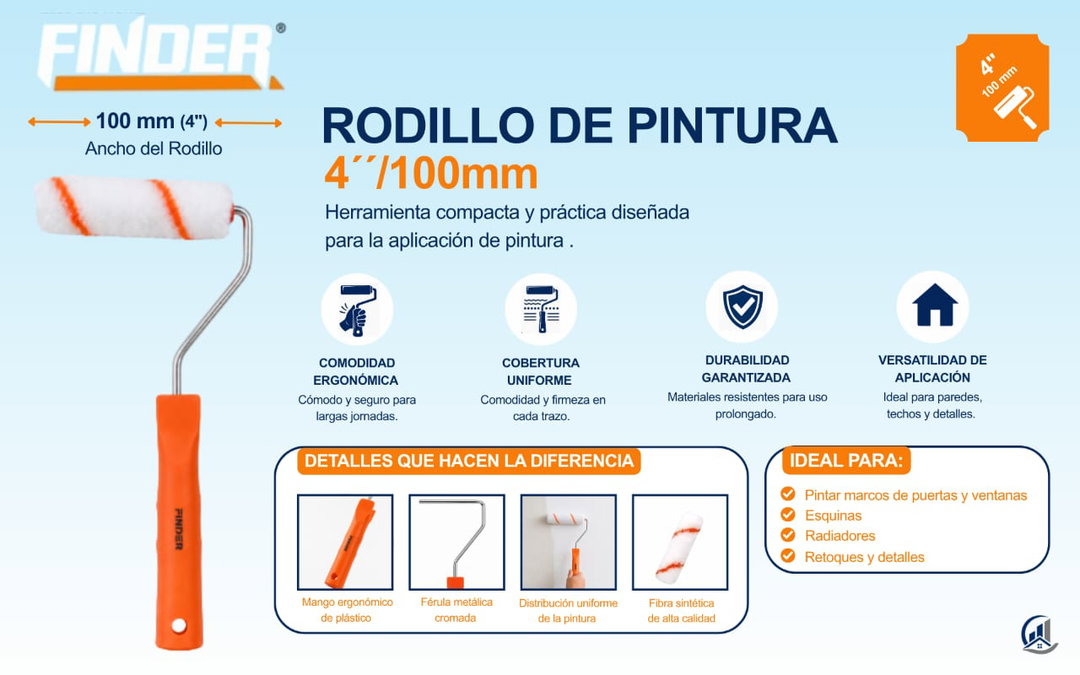 Rodillo de pintura Finder