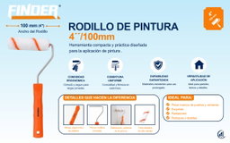 Rodillo de pintura Finder
