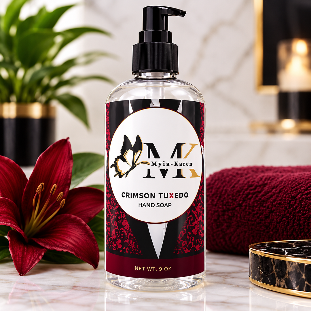 Crimson Tuxedo Hand Soap