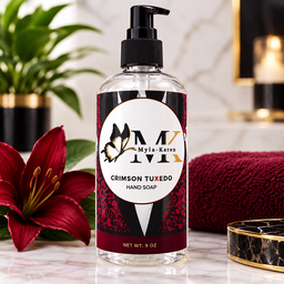 Crimson Tuxedo Hand Soap