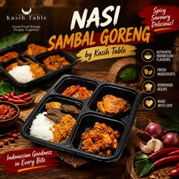 Nasi sambal goreng set