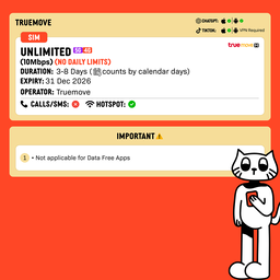 SIMPLY Thailand | Up to 30 Days | Total:15GB/50GB/Unlimited5G Data | Local Thailand SIM Card