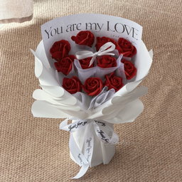 11 Stalk Soap Rose Bouquet 
