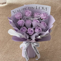 11 Stalk Soap Rose Bouquet 