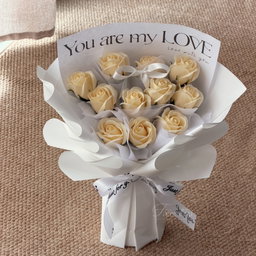 11 Stalk Soap Rose Bouquet 