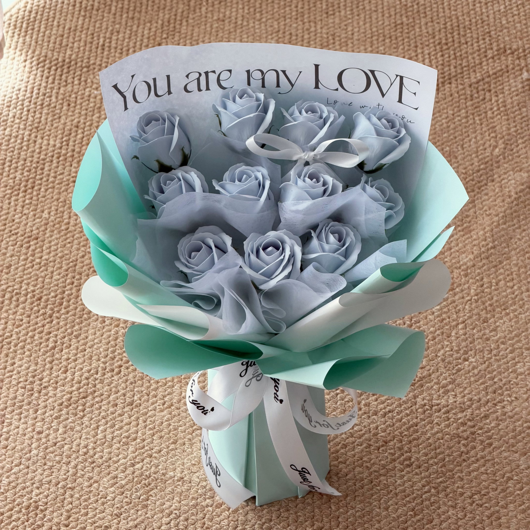 11 Stalk Soap Rose Bouquet _7