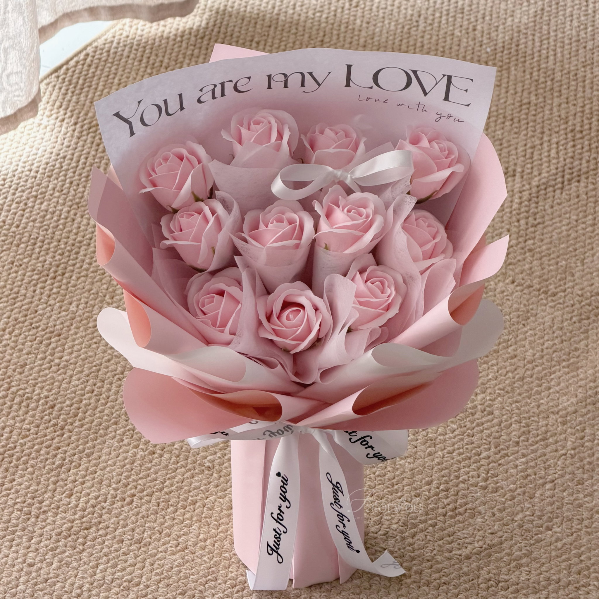 11 Stalk Soap Rose Bouquet _5