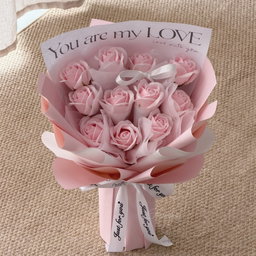 11 Stalk Soap Rose Bouquet 