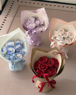 11 Stalk Soap Rose Bouquet 