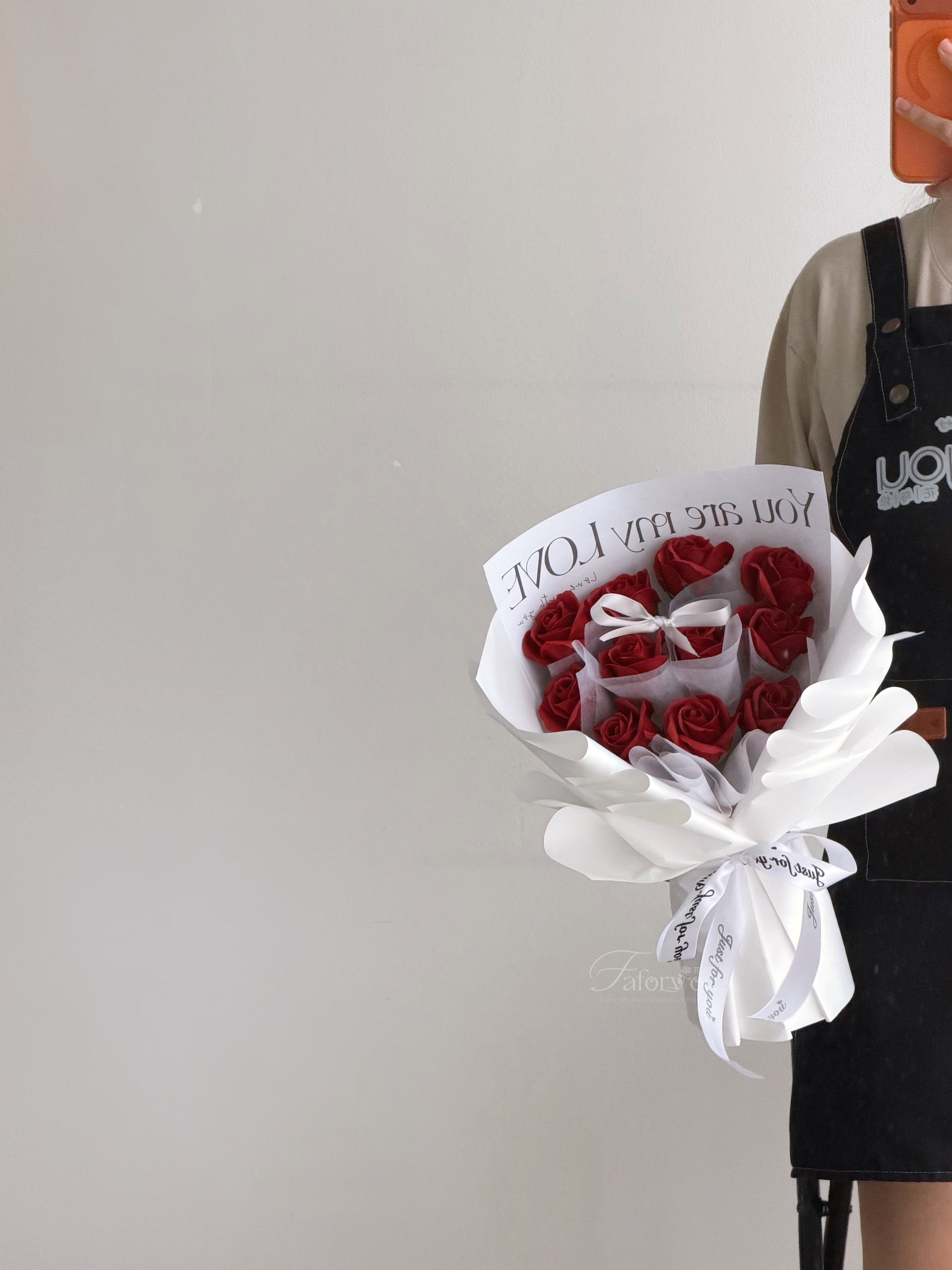 11 Stalk Soap Rose Bouquet _1