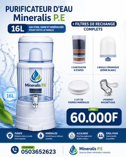 PE 16L + PIÈCES SUPPLÉMENTAIRES 
