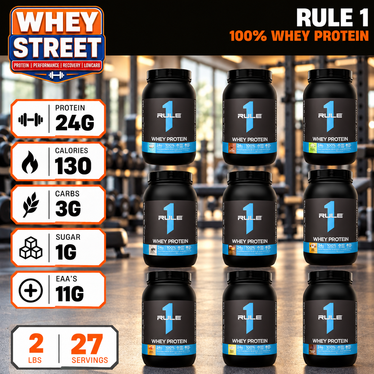 Rule 1 Whey Protein 2lbs_0