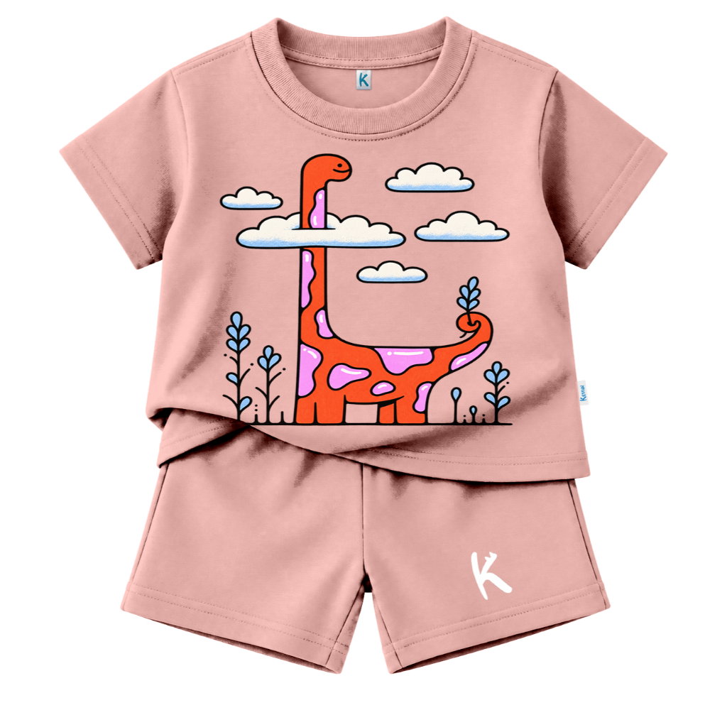 SETELAN PENDEK SERIES JURASSIC WAVE CLOUD LONG DINO