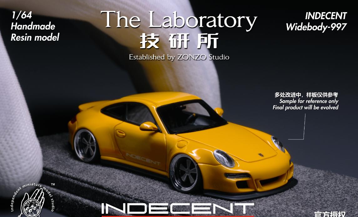 THE LABORATORY ZONZO MODEL 1/64 PORSCHE 997 INDECENT_3