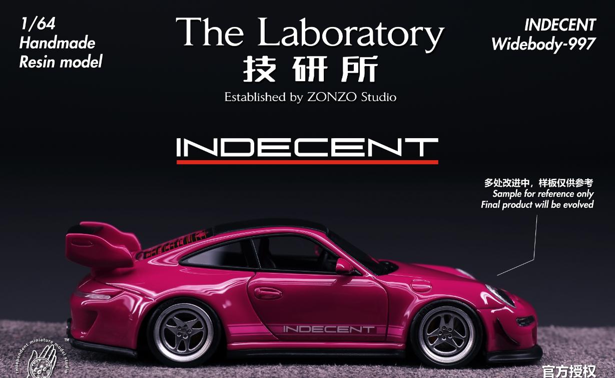 THE LABORATORY ZONZO MODEL 1/64 PORSCHE 997 INDECENT_4