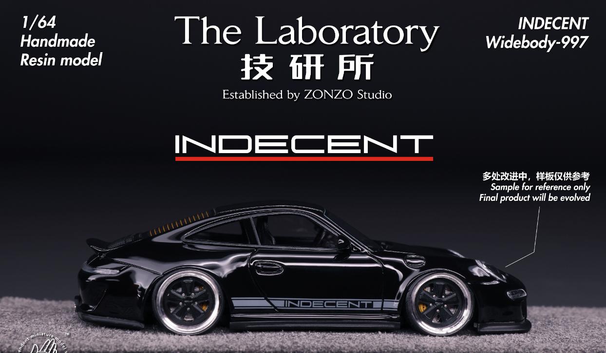 THE LABORATORY ZONZO MODEL 1/64 PORSCHE 997 INDECENT_0