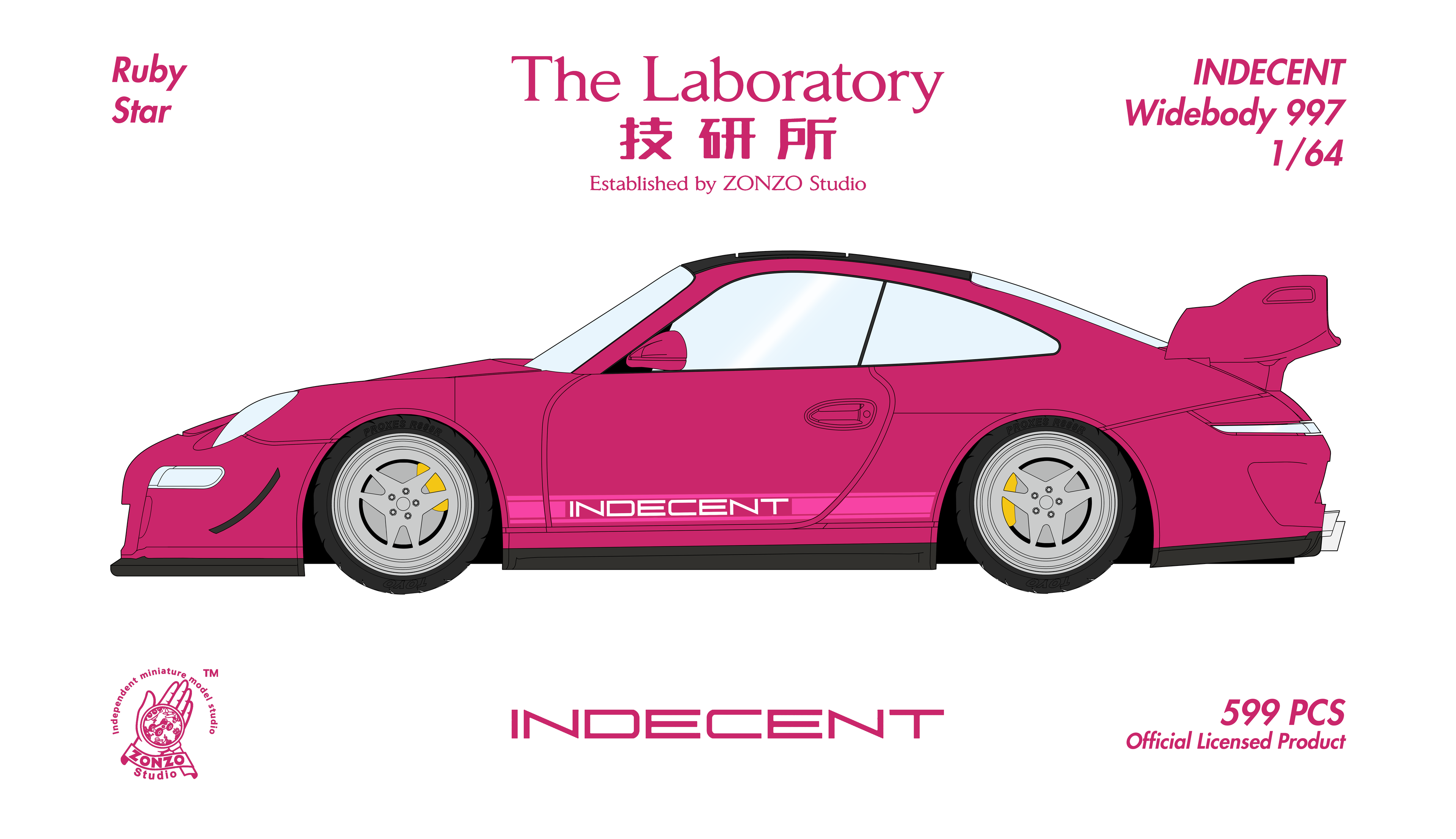 THE LABORATORY ZONZO MODEL 1/64 PORSCHE 997 INDECENT_9