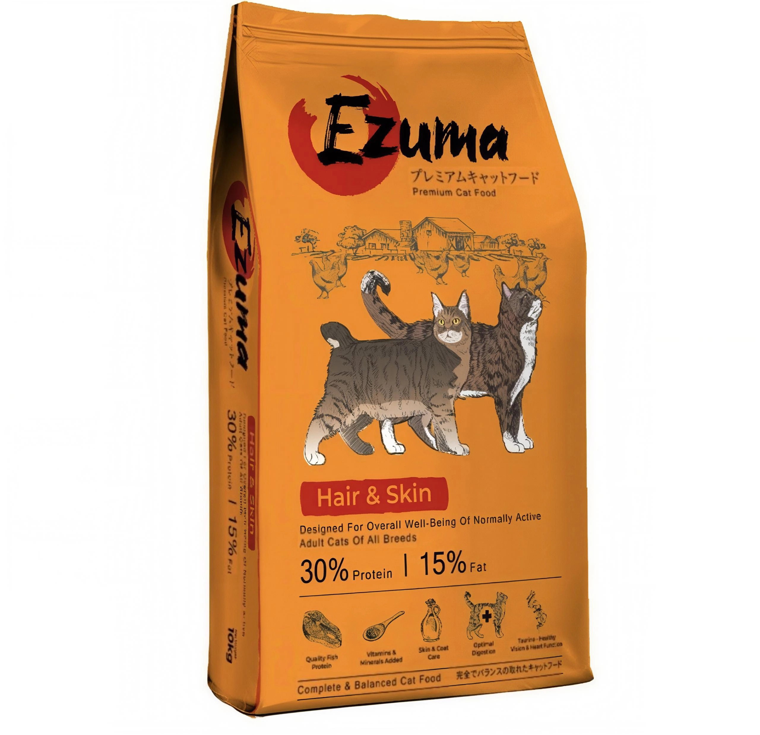 Ezuma Premium Cat Food Hair & Skin 