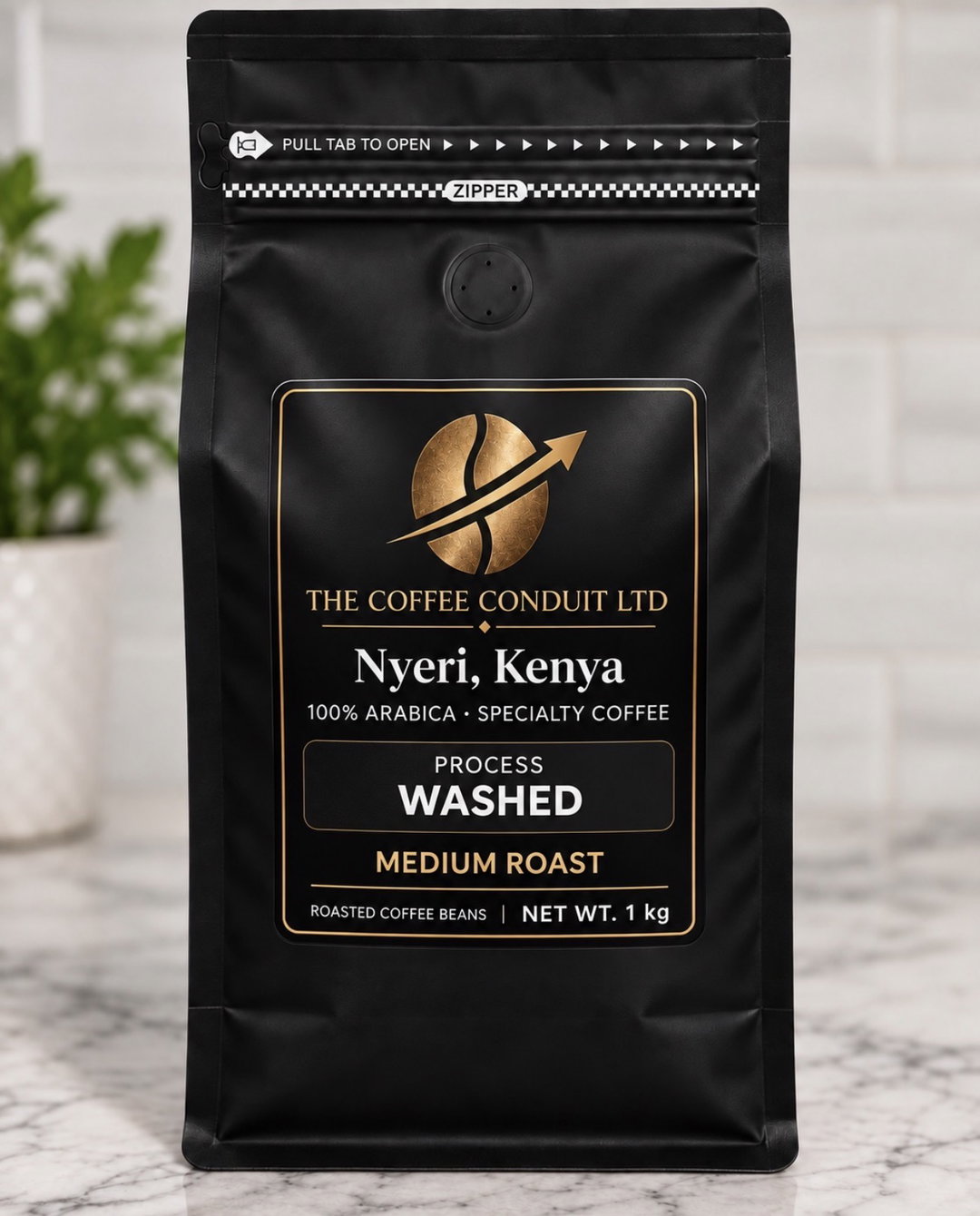 ⚫ Washed — Medium Roast | 1 kg
