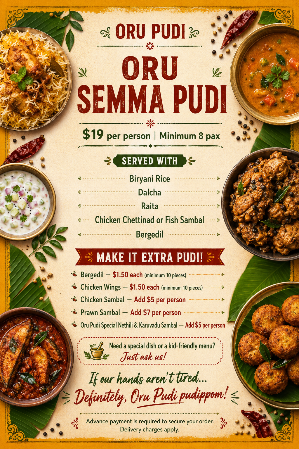 Catering Menu 2- Oru Semma Pudi _0