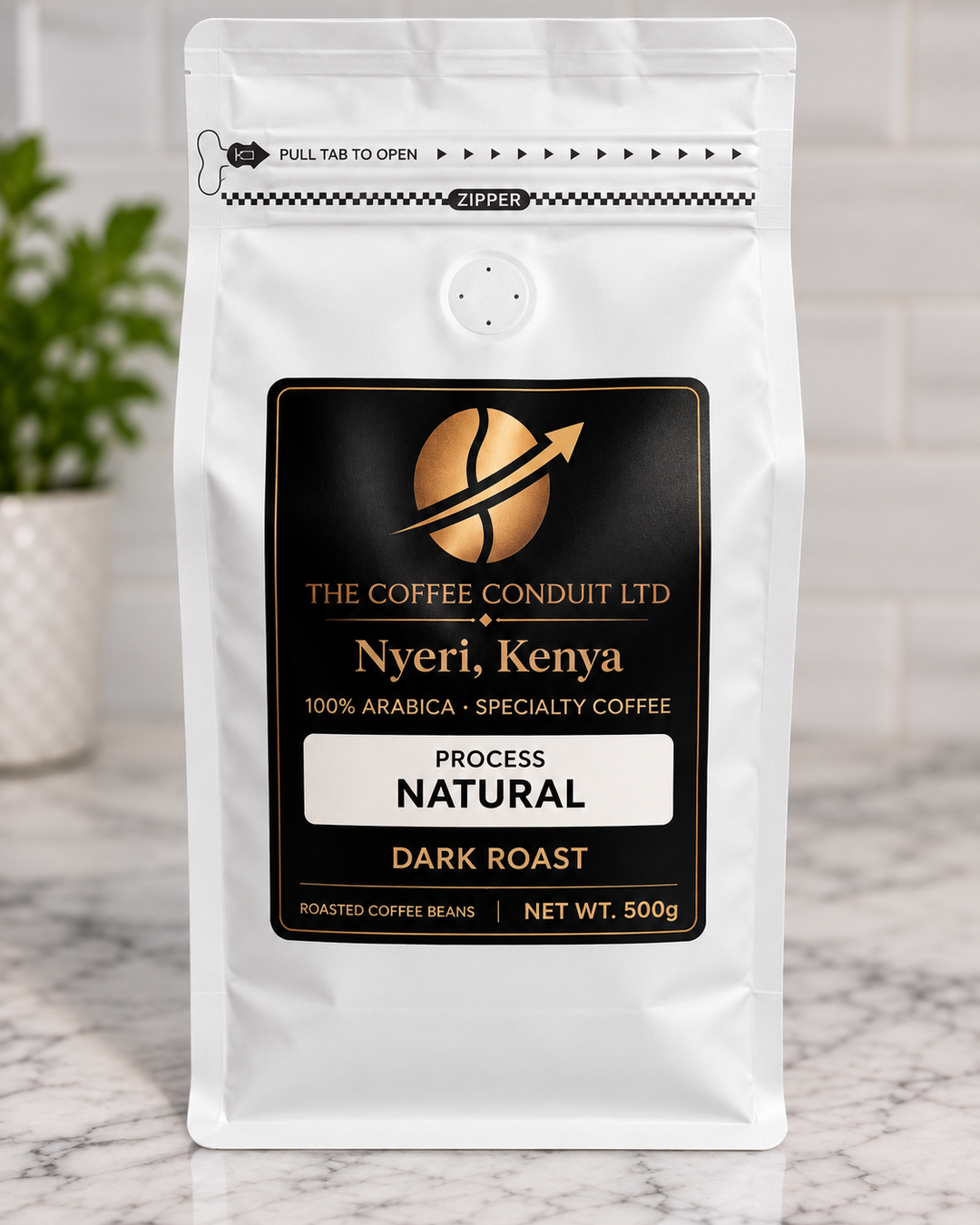 ⚪ Natural — Dark Roast | 500 g
