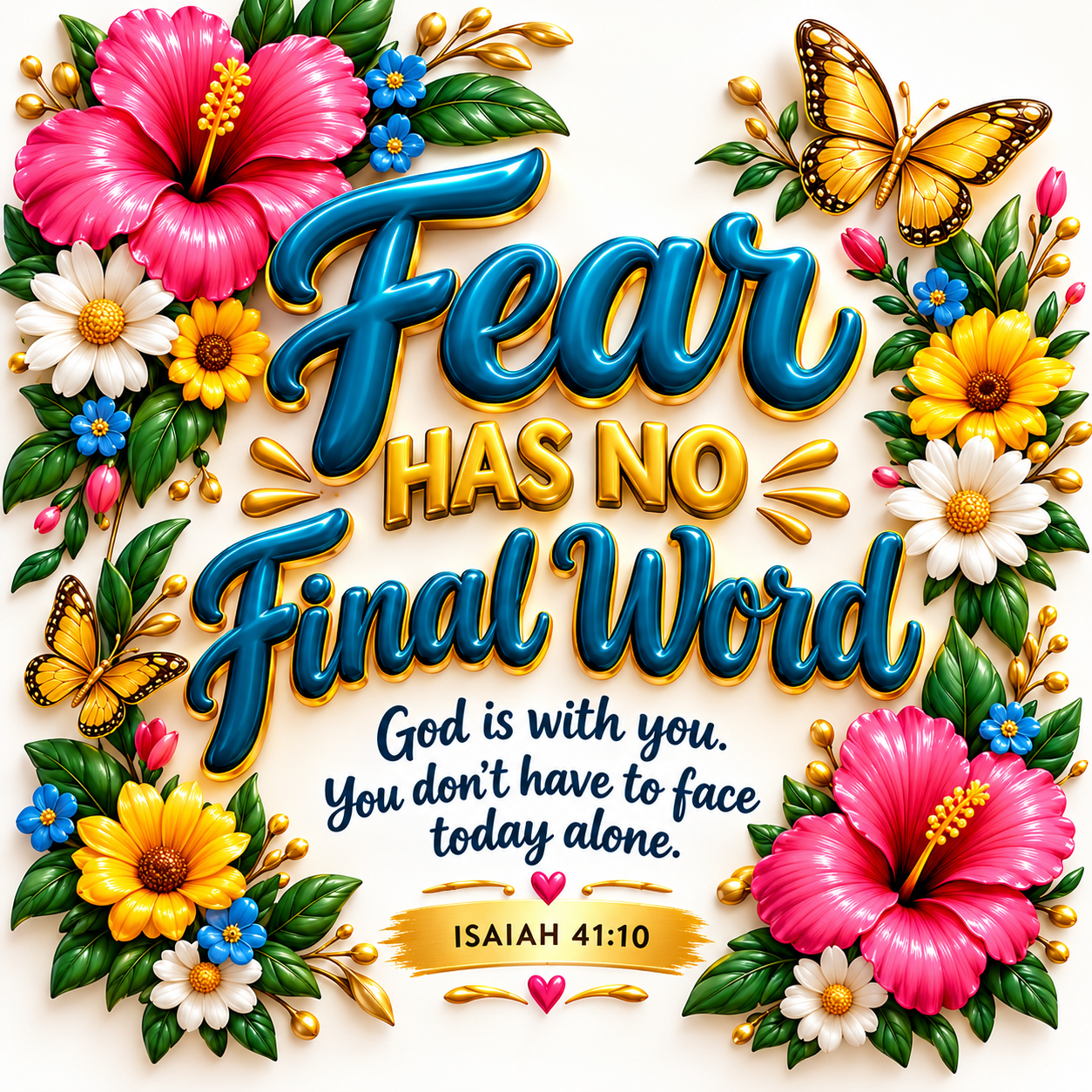 Digital BookFear Has No Final Word — Isaiah 41:10 | Christian Printable Wall Art_0