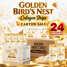 Golden Bird Nest With Collagen Strips - 150g x 24 Bottle