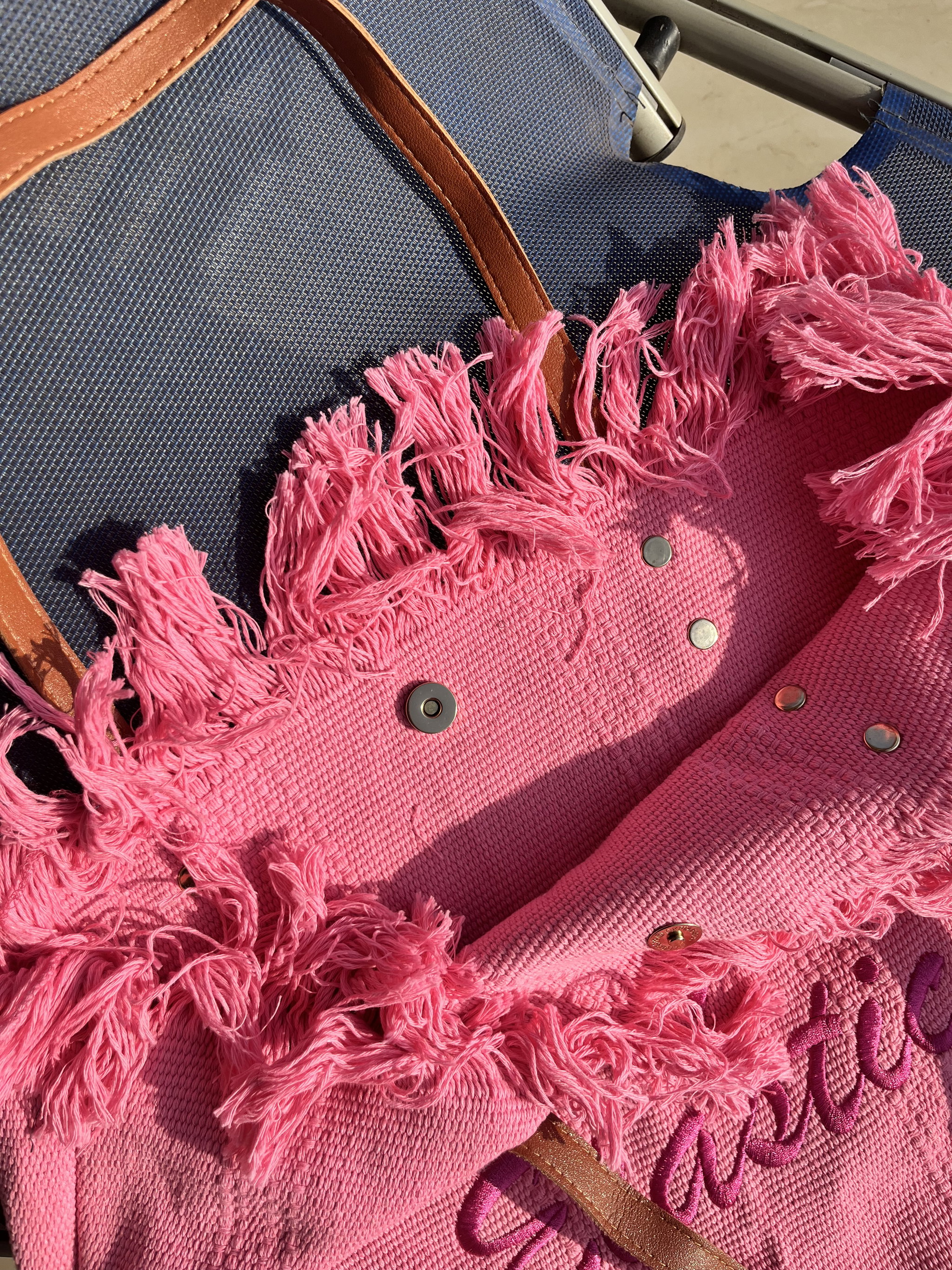Cabas Pink fringe 💗_2