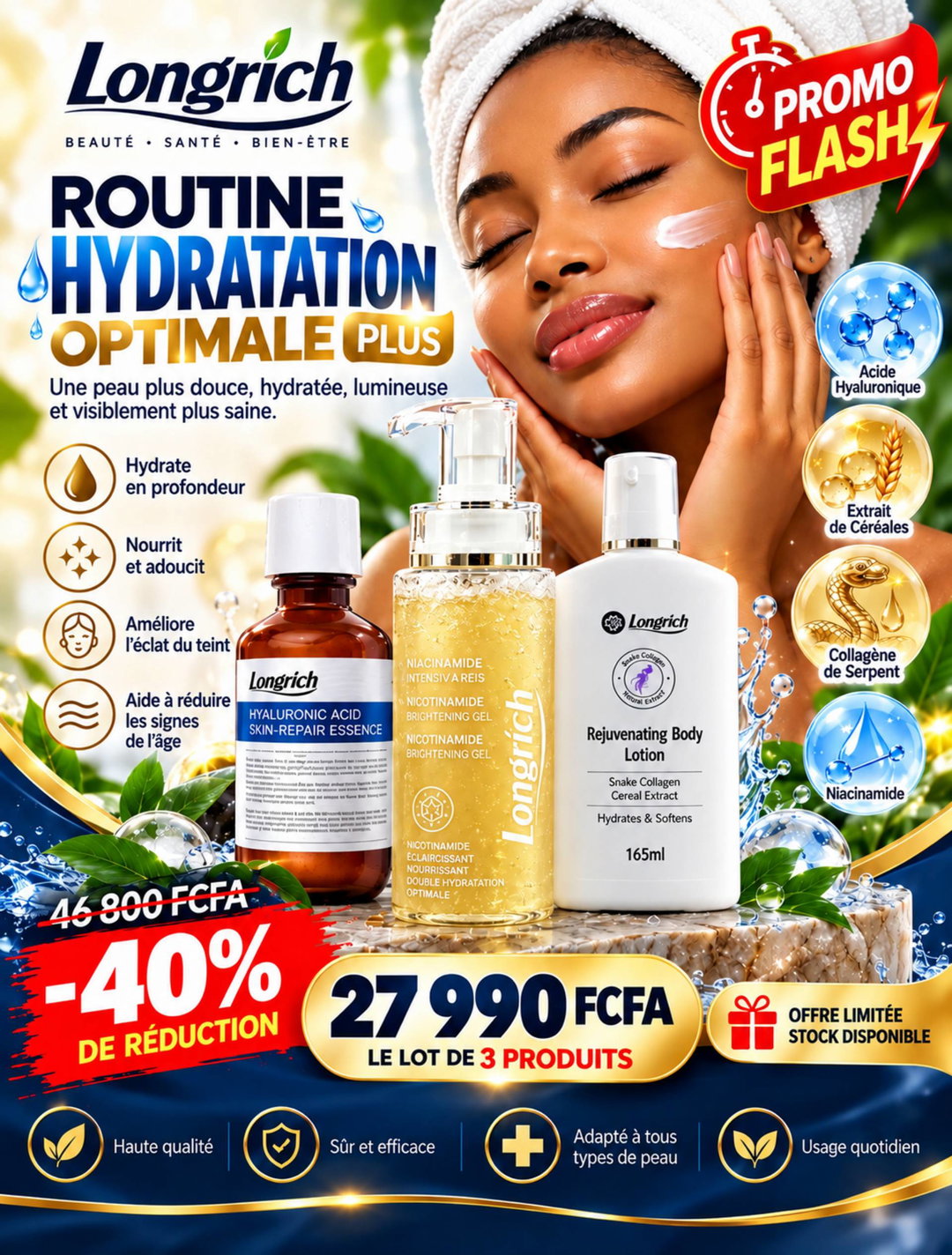 Trio Bio ultra hydratation