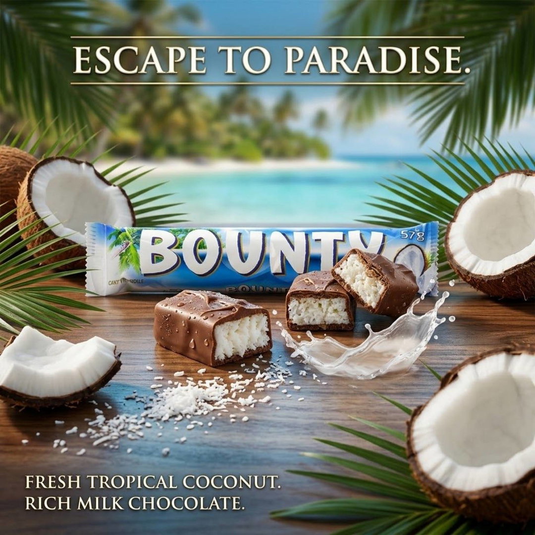 Bounty bar 57g (1 outer 24pc)