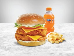 Double big boss burger Meal 