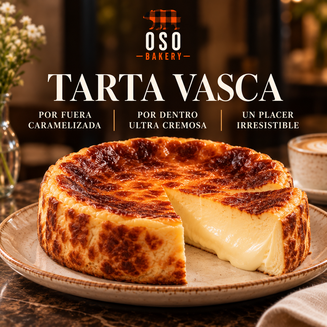 Tarta de queso Vasca