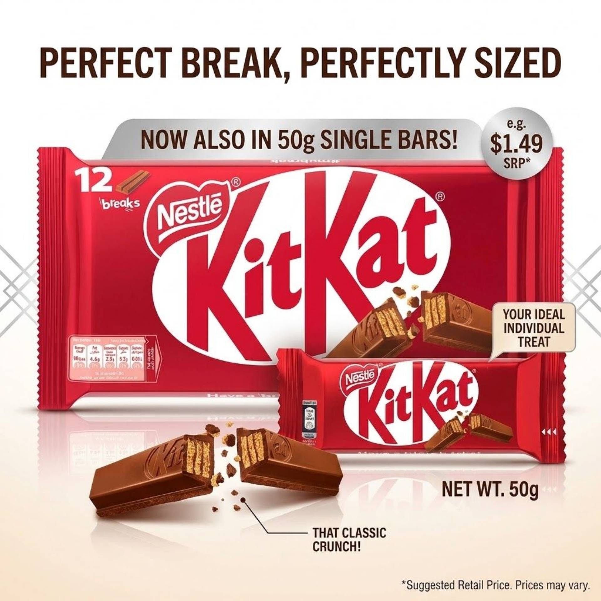 Kitkat bar chocolate 50g (1 outer 24pc)_0