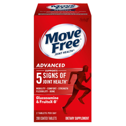 CUS011_🦴 🔴 Schiff Move Free Advanced 經典紅瓶關鍵錠 (200 粒裝)