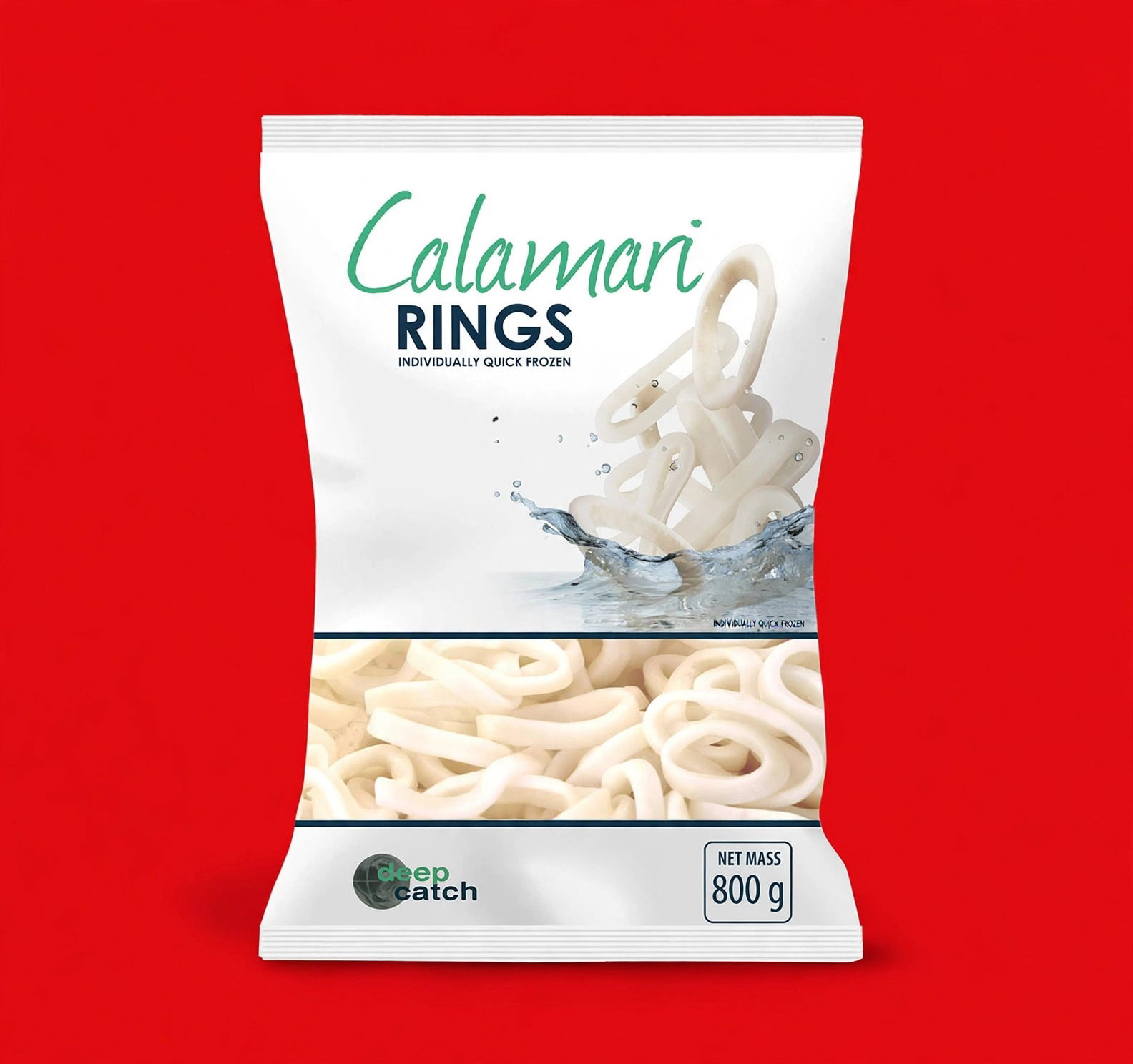 PLAIN CALAMARI RINGS 800G <<< Econo foods >>>
