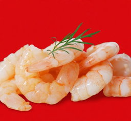 PRAWNS DEVEINED PEELED COOKED 450 <<< Econo foods >>>
